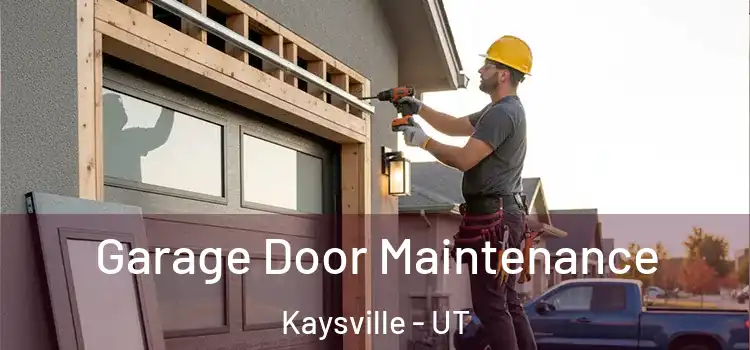  Garage Door Maintenance Kaysville - UT