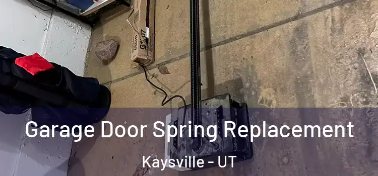  Garage Door Spring Replacement Kaysville - UT